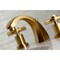 Kingston Brass KS4987ZX Millennium 8" Widespread Bathroom Faucet, Brushed Brass KS4987ZX - alternate 2